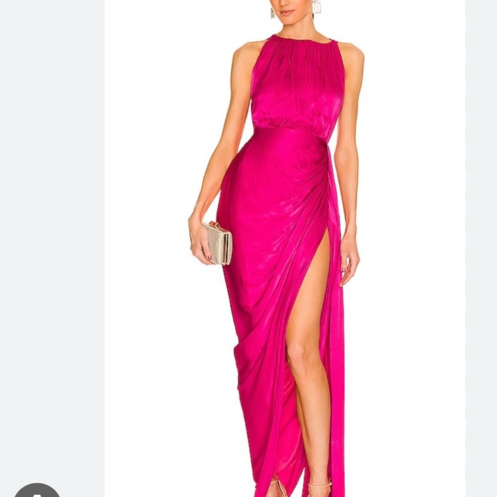 Elegant Pink Evening Gown